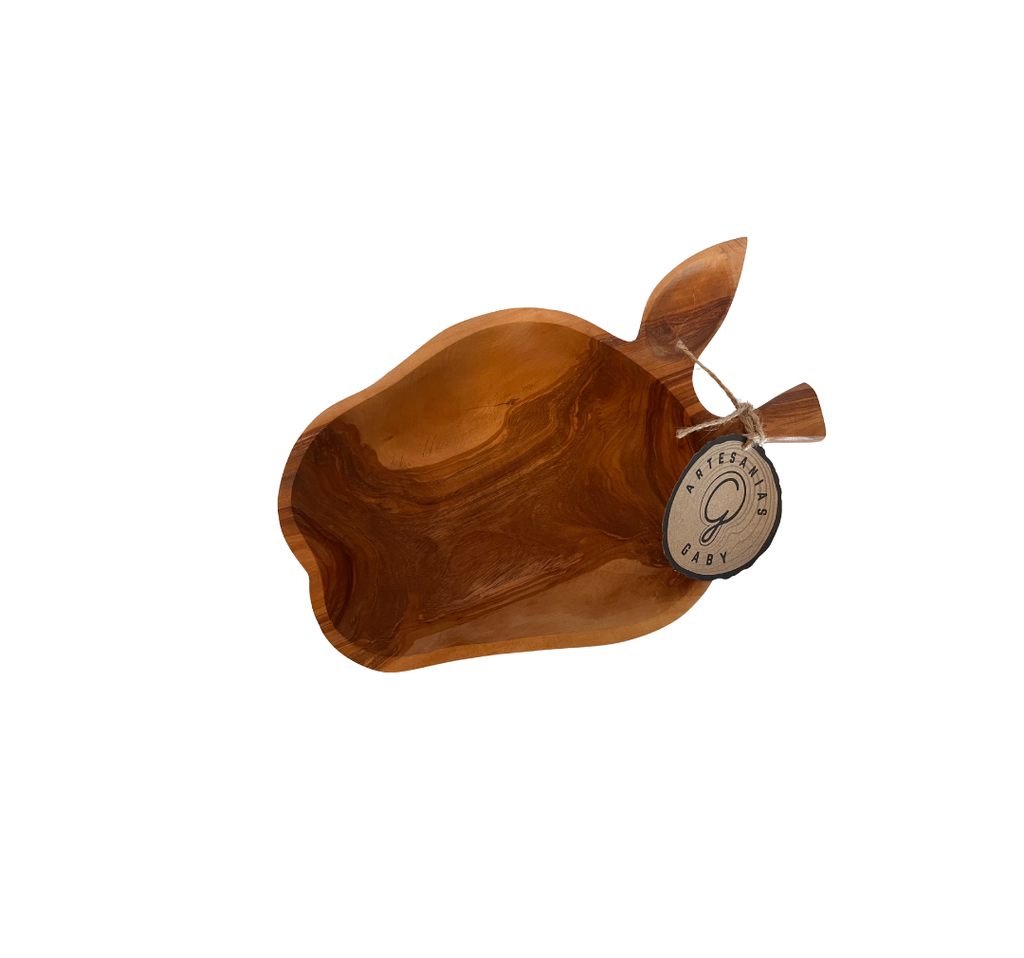 Cuenco de madera de olivo