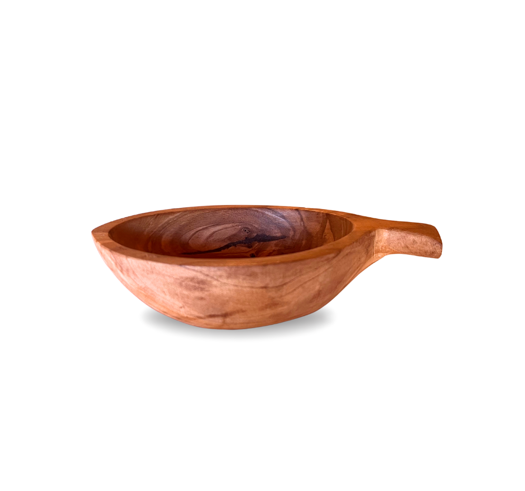 Pocillo de madera de olivo